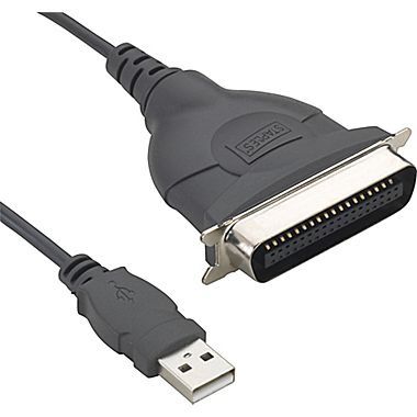 USB to parallel printer title